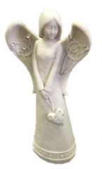 Sheltering Celtic Angel with Heart